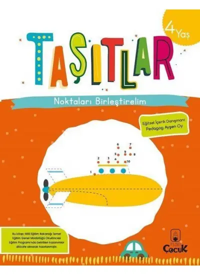 Noktaları Birleştirelim - Taşıtlar 4 Yaş  (4022)