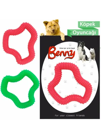 Benny Köpek Oyuncağı Sert 11 x 10 cm Kırmızı