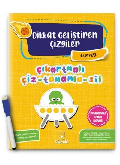 Dikkat Geliştiren Çizgiler – Uzay  (4022)