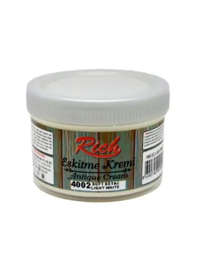 Rich Eskitme Kremi 4002 Soft Beyaz 160 cc Antique Cream