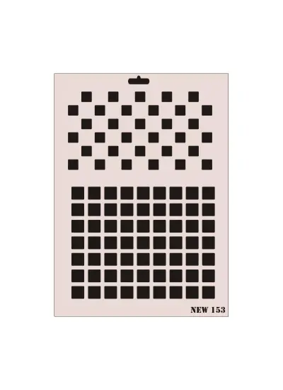 Rich New Seri N-153 Stencil 35x25 cm