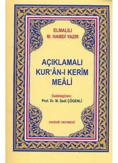 Açıklamalı Kuranı Kerim Meali Metinsiz (Cep Boy)  (4022)