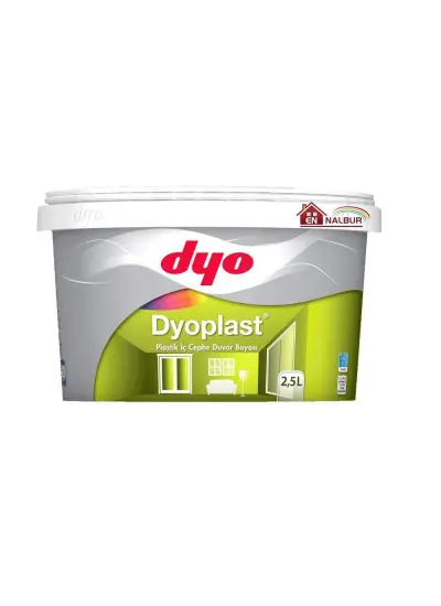 Dyo Dyoplast Plastik İç Cephe Boyası 2,5 Litre Siyah