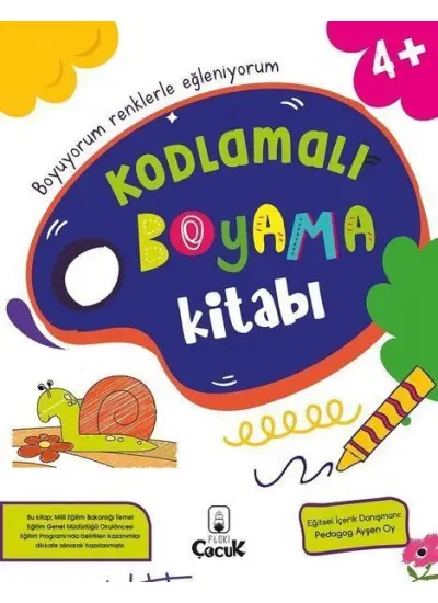 Kodlamalı Boyama Kitabı - 4+ Yaş  (4022)