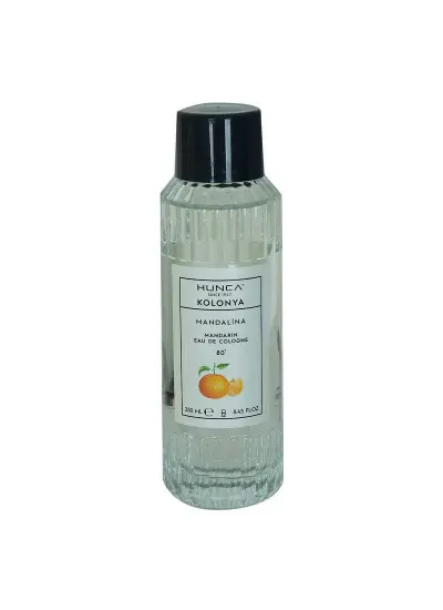 Mandalina Kolonyası 80 Derece Cam Şişe 250 ML - Eau De Cologne