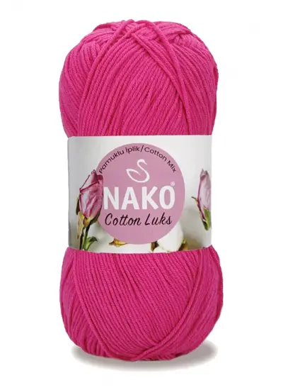 5 Adet Cotton Lüks Yelek Tunik Kazak Bluz Hırka İpi Yünü Fuşya 97572