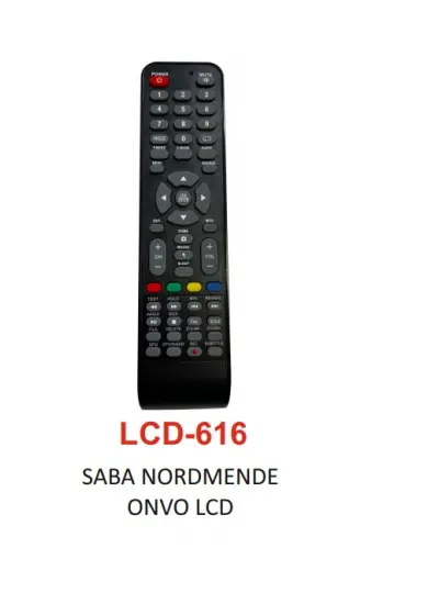 Saba - Nordmende - Onvo LCD Uyumlu Tv Kumandası - LCD 616