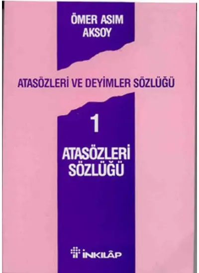 Atasözleri ve Deyimler Sözlüğü 1  (4022)