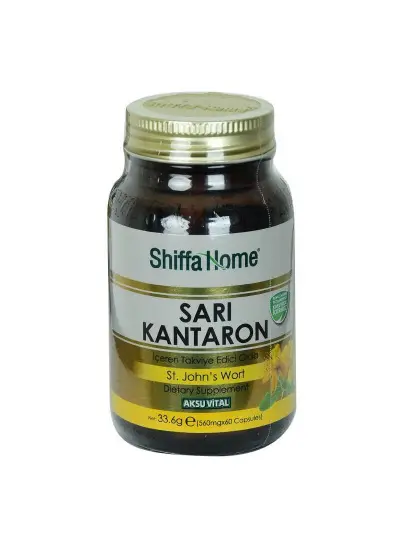 Shiffa Home Sarı Kantaron Diyet Takviyesi 560 Mg x 60 Kapsül