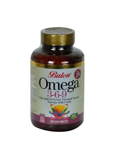 Omega 3-6-9 1585 Mg x 60 Yumuşak Kapsül EPA-18 DHA-12