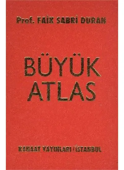 Kanaat Büyük Atlas (Ciltli)  (4022)