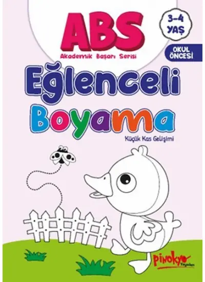 ABS 3-4 Yaş Eğlenceli Boyama  (4022)