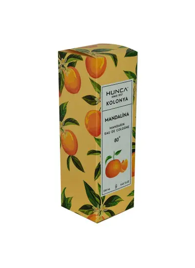 Mandalina Kolonyası 80 Derece Cam Şişe 250 ML - Eau De Cologne