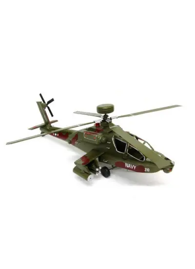 El Yapımı Metal Helikopter Maketi