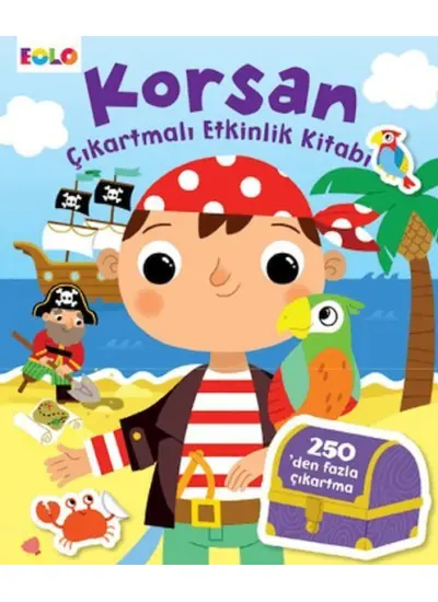 Korsan Çıkartmalı Etkinlik Kitabı  (4022)