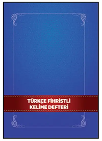 Türkçe Fihristli Kelime Defteri  (4022)