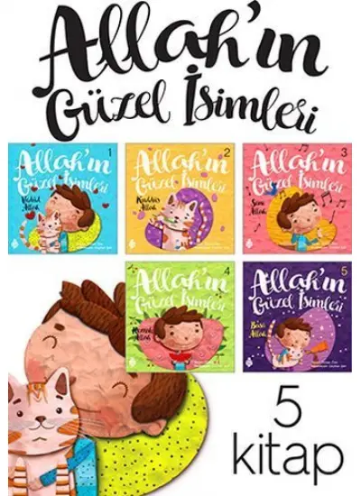 Allah'ın Güzel İsimleri Seti 1 (5 Kitap)  (4022)