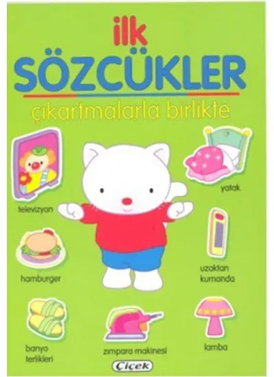 İlk Sözcükler - Çıkartmalarla Birlikte Yeşil  (4022)