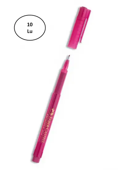 Broadpen 1554 Pembe 5020155428 Faber Castell 10lu