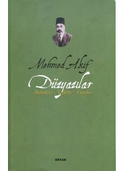 Mehmed Akif Düzyazılar Makaleler-Tefsirler-Vaazlar  (4022)