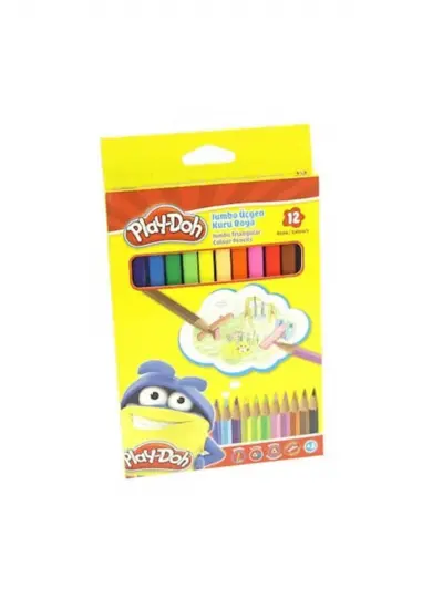 Cem Play Doh Kuruboye Jumbo Üçgen 12 Renk