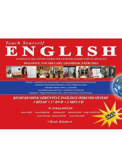 Teach Yourself English - Kendi Kendine Görüntülü İngilizce Öğrenim Sistemi (3 Kitap)  (4022)