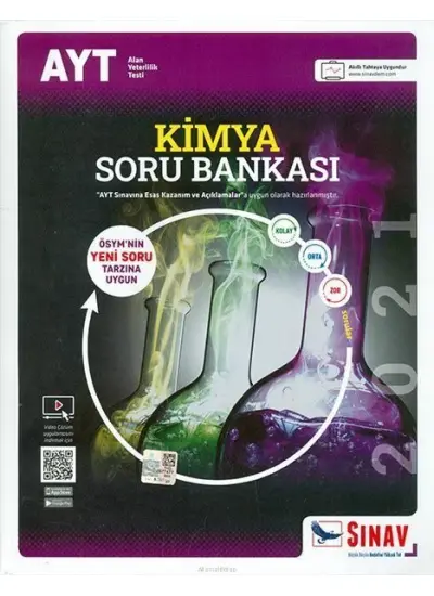 Sınav AYT Kimya Soru Bankası 2021 (Yeni)  (4022)