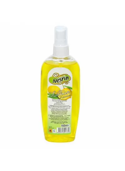 Limon Kolonyası Sprey 80 Derece Pet Şişe 160 ML