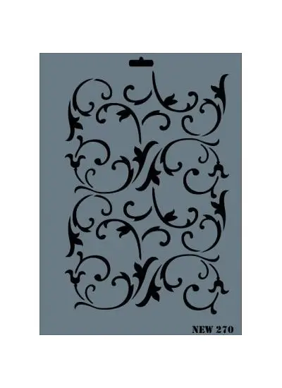 Rich New Seri N-270 Stencil 35x25 cm