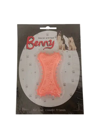 Benny Köpek Oyuncağı Kemik 5.5 x 10 cm Somon