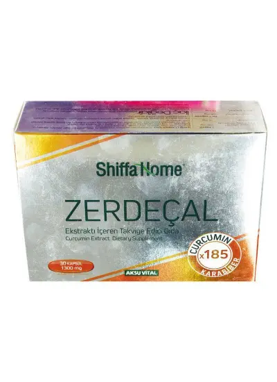 Shiffa Home Zerdeçal Ekstraktı Yumuşak 1300 Mg x 30 Kapsül