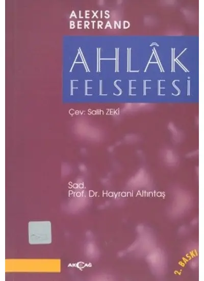 Ahlak Felsefesi  (4022)