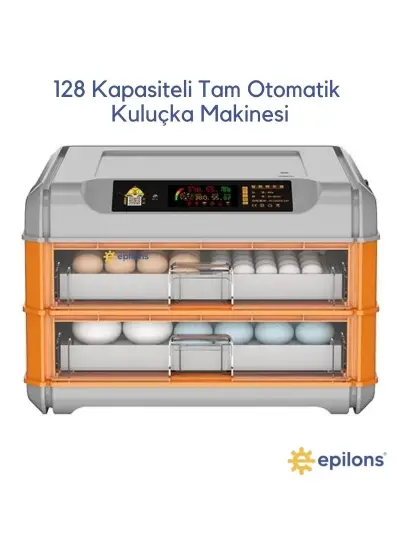 Epo-128 Yumurtalık 5 Programlı Tam Otomatik Kuluçka Makinesi İncubator