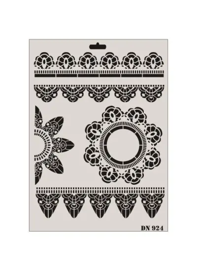 Rich Dantel Seri DN-924 Stencil 35x25 cm