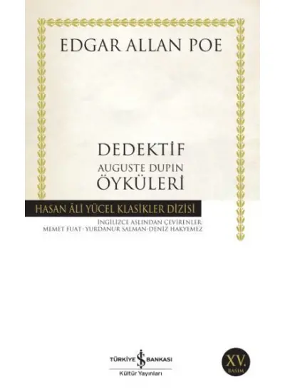 Dedektif Öyküleri - Hasan Ali Yücel Klasikleri  (4022)