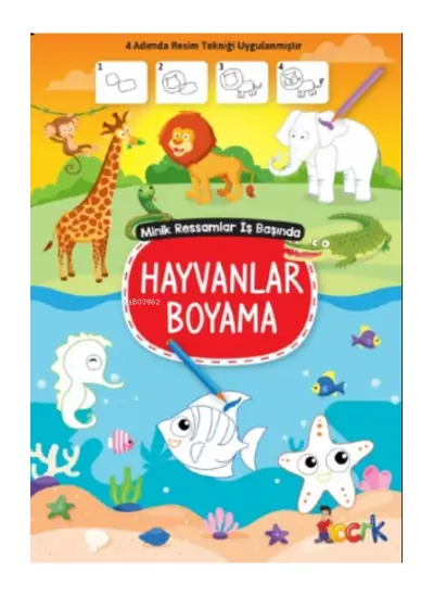 Minik Ressam İş Başında - Hayvanlar Boyama /Bıcırık