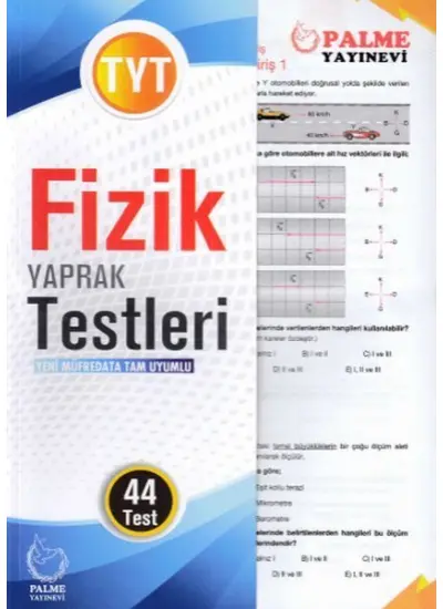 Palme TYT Fizik Yaprak Testleri (Yeni)  (4022)