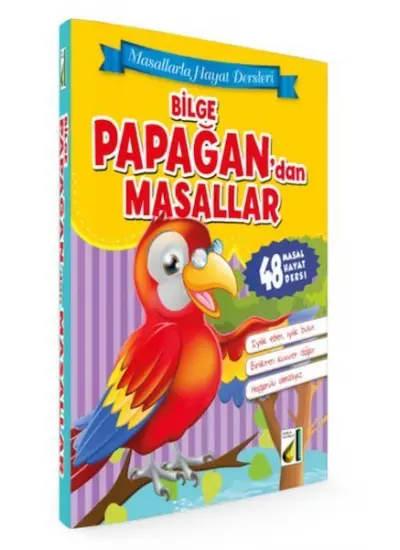 Masallarla Hayat Dersleri - Bilge Papağandan Masallar (Ciltili)  (4022)