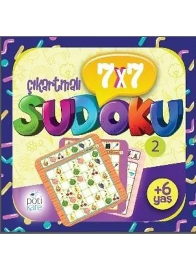 7 x 7 Sudoku - 2 (Çıkartmalı)  (4022)