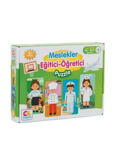 Eğitici Oyun Meslekler 40 Parça Puzzle