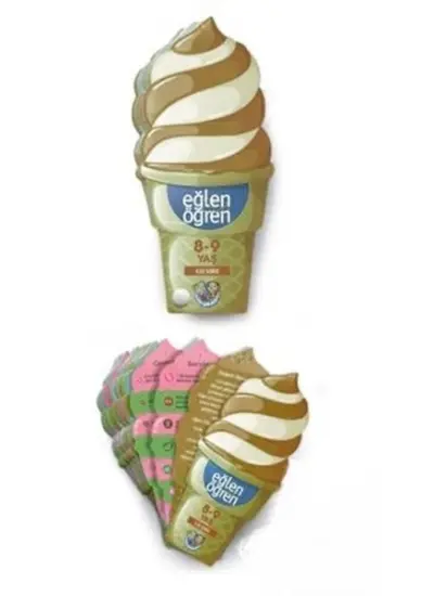 Eğlen Öğren Ice Cream - 420 Soru (8-9 Yaş)  (4022)