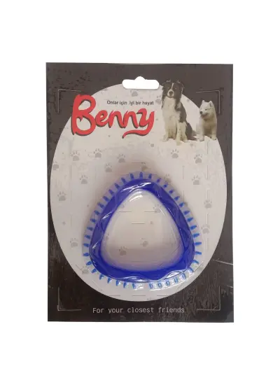 Benny Köpek Oyuncağı Üçgen 8 x 8.5 cm Mavi