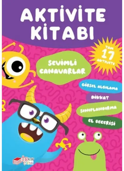 Loli Papi Serisi Aktivite Kitabı: Sevimli Canavarlar  (4022)