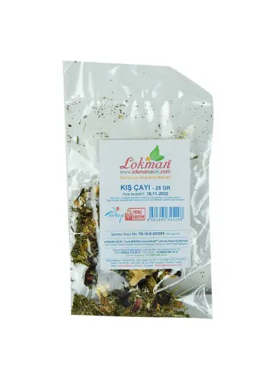 Bitkisel Karışık Osmanlı Çayı Kış Çayı 25 Gr Paket