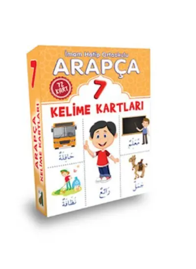 Arapça Kelime Kartları (7. Sınıf)  (4022)