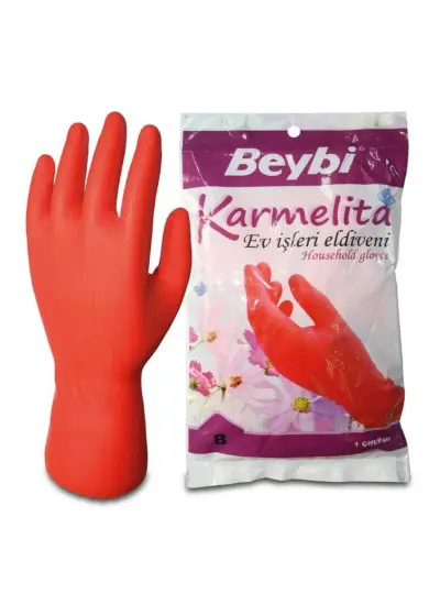 Beybi Karmelita Bulaşık Eldiveni No:7,5