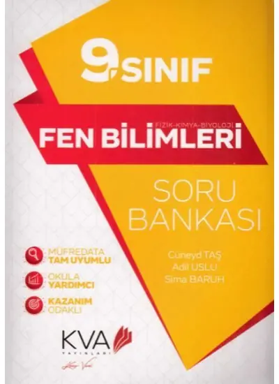 KVA 9. Sınıf Fen Bilimleri Soru Bankası (Yeni)  (4022)