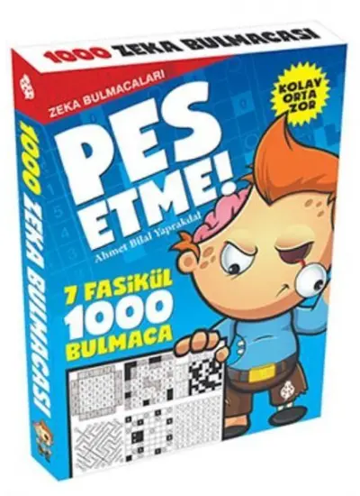 Zeka Bulmacaları Pes Etme (7 Fasikül)  (4022)