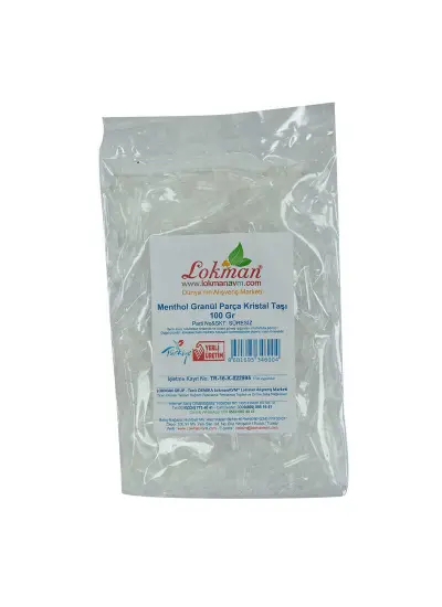 Menthol Granül Parça Kristal Taşı 100 Gr