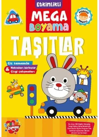 Etkinlikli Mega Boyama - Taşıtlar  (4022)